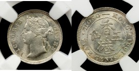 HONG KONG: Victoria, 1842-1901, AR 5 cents, 1901, KM-5, NGC graded MS65.

Estimate: USD 60 - 90