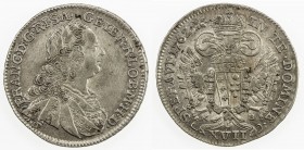 AUSTRIA: Franz I, 1740-1765, AR 17 krajczar, 1762-KB, KM-2026.1, EF.

Estimate: USD 40 - 60