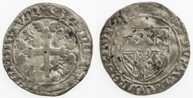 BURGUNDY: Philippe the Good, 1419-1467, AR briquet (2.86g), ND, Rob-7823, wing-tipped cross with lis and lions in alternate angles within inner circle...