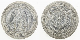 BAVARIA: Maximilian I, 1598-1651, AR ½ thaler, 1627, KM-224, Madonna and Child on reverse, cleaned and tooled, two-year type, VF.

Estimate: USD 80 ...