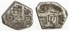 BOLIVIA: Fernando VI, 1746-1759, AR 8 reales (15.86g), [1]754-P, KM-40, small, thick, very underweight flan, 2 clear mintmarks and date, bottom of den...