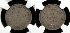 CANADA: Victoria, 1837-1901, AR 10 cents, 1894, KM-3, obverse type 6, NGC graded EF40.

Estimate: USD 100 - 150