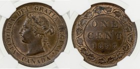 CANADA: Victoria, 1837-1901, AE cent, 1893, KM-7, much red despite the designation, NGC graded MS64 BN.

Estimate: USD 100 - 150