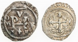 MEXICO: Felipe III, 1598-1621, AR ½ real (1.68g), DM (1610-4)-Mo, KM-21, assayer F, date missing (probably 1614), as is most often the case with this ...