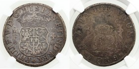 MEXICO: Felipe V, 1700-1746, AR 4 reales, 1738-Mo, KM-94, Yonaka-M4-38, assayer MF, tooled, NGC graded VF details, S (Yonaka). 

Estimate: USD 120 -...