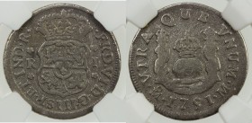 MEXICO: Fernando VI, 1746-1759, AR real, 1751-Mo, KM-76.1, assayer M, salvaged from El Cazador shipwreck, light oxidation, in NGC Genuine holder (no g...