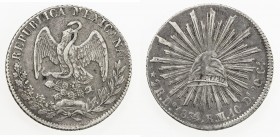 MEXICO: Republic, AR 2 reales, 1834/2-Do, KM-374.4, assayer RM, well struck, Choice VF.

Estimate: USD 90 - 120