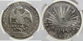 MEXICO: Republic, AR 8 reales, 1875-Mo, KM-377.10, assayer BH, blast white luster, NGC graded MS61.

Estimate: USD 65 - 85