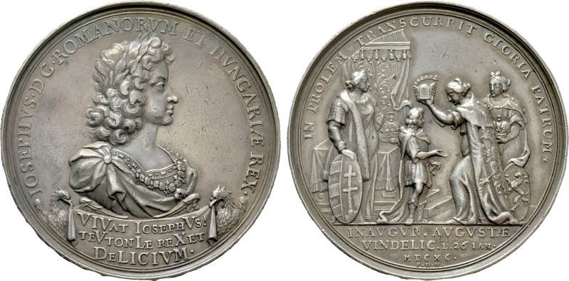 RÖMISCH-DEUTSCHES REICH. Habsburg. Leopold I (1657-1705). Auf die Krönung Joseph...