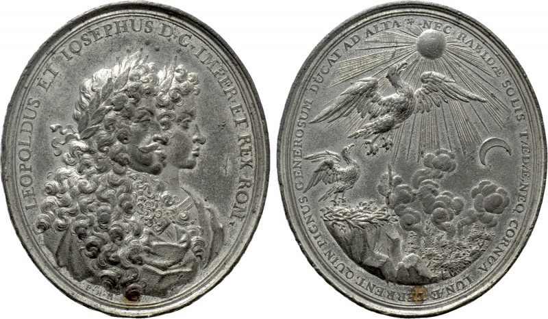 RÖMISCH-DEUTSCHES REICH. Habsburg. Leopold I (1657-1705). Auf die Krönung Joseph...