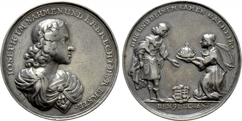 RÖMISCH-DEUTSCHES REICH. Habsburg. Joseph I (1705-1711). Auf seine Krönung zum u...