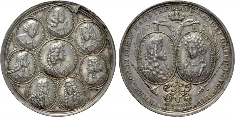 RÖMISCH-DEUTSCHES REICH. Habsburg. Joseph I (1705-1711). Auf seine Krönung zum r...