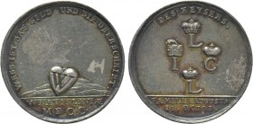 RÖMISCH-DEUTSCHES REICH. Habsburg. Joseph I (1705-1711). Auf die Geburt des Erzherzogs Leopold. Silbermedaille (1700) von J. Kittel