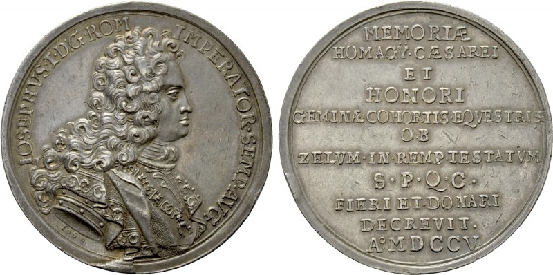 RÖMISCH-DEUTSCHES REICH. Habsburg. Joseph I (1705-1711). Auf die Huldigung durch...