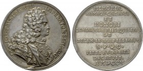 RÖMISCH-DEUTSCHES REICH. Habsburg. Joseph I (1705-1711). Auf die Huldigung durch die Stadt Köln. Silbermedaille (1705) von J. Selter