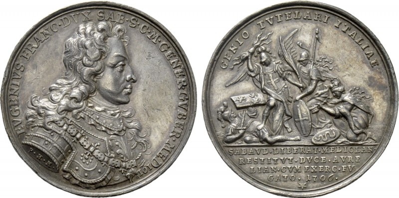 RÖMISCH-DEUTSCHES REICH. Habsburg. Joseph I (1705-1711). Auf die Siege Prinz Eug...