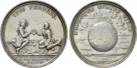RÖMISCH-DEUTSCHES REICH. Habsburg. Joseph I (1705-1711). Auf die Einnahme von Douay. Silbermedaille (1710)