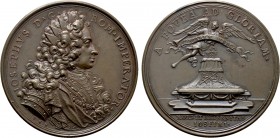 RÖMISCH-DEUTSCHES REICH. Habsburg. Joseph I (1705-1711). Auf den Tod des Kaisers. Kupfermedaille (1711) von P. H. Müller