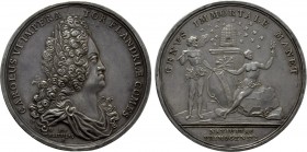 RÖMISCH-DEUTSCHES REICH. Habsburg. Karl VI (1711-1740). Auf die Geburt Erzherzog Leopolds. Silbermedaille (1716) von F.H. Roettiers