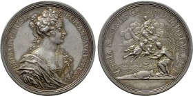RÖMISCH-DEUTSCHES REICH. Habsburg. Karl VI (1711-1740). Auf die Geburt Erzherzog Leopolds. Silbermedaille (1716) von G.W. Vestner