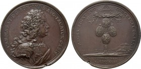 RÖMISCH-DEUTSCHES REICH. Habsburg. Karl VI (1711-1740). Auf den Zweiten Wiener Vertrag zwischen den Habsburgern, Grossbritannien und Spanien. Bronzeme...