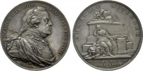 RÖMISCH-DEUTSCHES REICH. Habsburg. Maria Theresia (1740-1780). Auf den Tod ihres Schwagers Carl Alexander von Lothringen. Silbermedaille (1780) von Th...