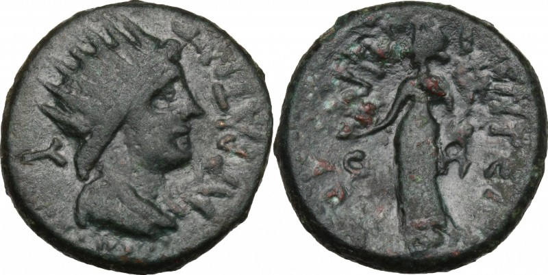 Sicily. Entella. Roman Rule. L. Sempronius Atratinus. AE 21 mm, after 210 BC. D/...