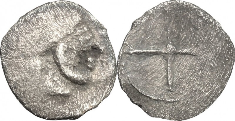 Sicily. Syracuse. Deinomenid Tyranny (485-466 BC). AR Hemiobol, 485-478 BC. D/ H...