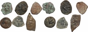 Lot of 6 byzantine and arab-byzantine denominations from the Holy Land.