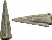 Hellenistic Greek bronze arrow-head, " 3rd-1st century BC." 29 mm, 3.00 g.