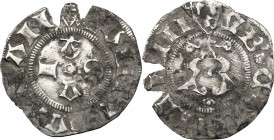 Italy. Republic (1434-1444). AR Bolognino. Camerino mint. Biaggi 527. CNI 57. AR. g. 0.73 mm. 17.00 Toned. About VF.