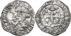Italy. Robert of Anjou (1309-1343). AR Gigliato, Naples mint. P.R. 2. MIR 28. AR. g. 3.96 mm. 27.00 Good VF.