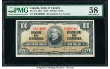 Canada Bank of Canada $100 2.1.1937 Pick 64b BC-27b PMG Choice About Unc 58. 

HID09801242017

© 2020 Heritage Auctions | All Rights Reserve