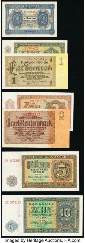 Germany Group Lot of 14 Examples Very Fine-Crisp Uncirculated. Pinhole on 1 Rent...