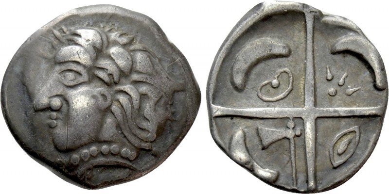 SOUTHERN GAUL. Volcae-Tectosages (Circa 2nd -1st century BC). Drachm.

Obv: St...