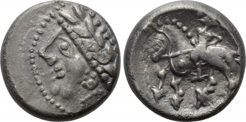 CENTRAL EUROPE. West Noricum. Tetradrachm (2nd/1st century BC). "Tinco" type. 
...