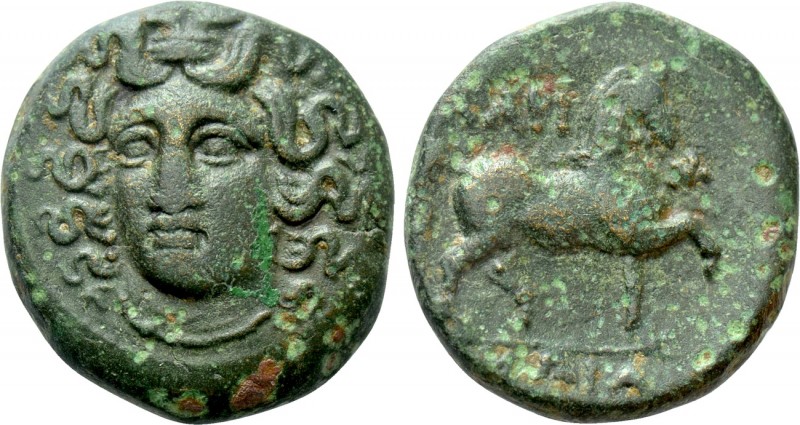 THESSALY. Larissa. Tetrachalkon (3rd-2nd centuries BC). 

Obv: Head of Larissa...