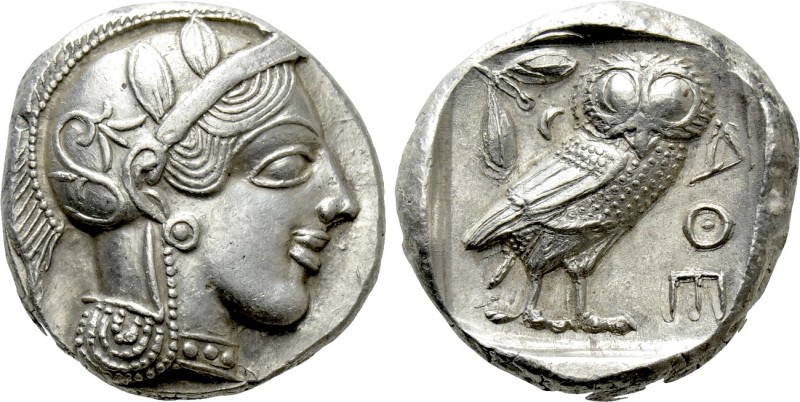 ATTICA. Athens. Tetradrachm (Circa 454-404 BC). 

Obv: Helmeted head of Athena...
