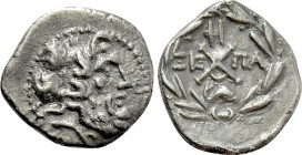ACHAIA. Achaian League. Patrai. Triobol or Hemidrachm (86 BC)