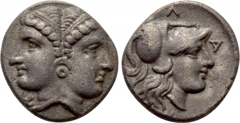 MYSIA. Lampsakos. Tetrobol (Circa 390-330 BC). 

Obv: Janiform female head.
R...