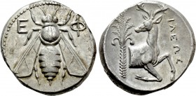 IONIA. Ephesos. Tetradrachm (Circa 394-295  BC). Ileos, magistrate