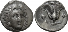 CARIA. Rhodes. Didrachm (Circa 305-275 BC)