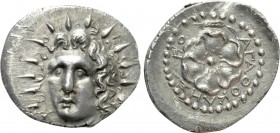 CARIA. Rhodes. Drachm (Circa 88/42 BC-AD 14). Agathokles, magistrate