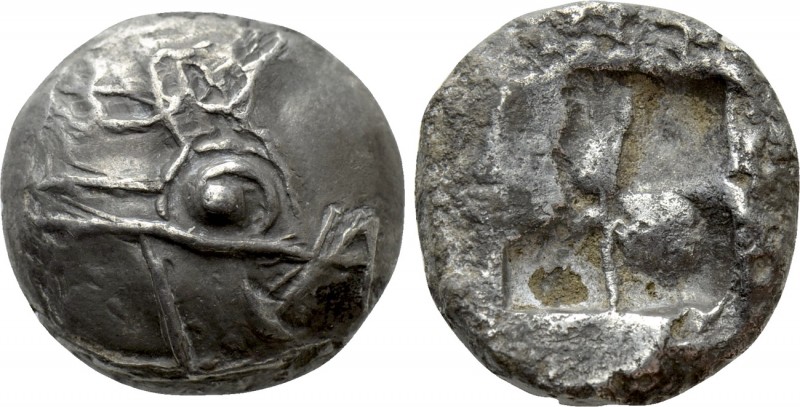 LYCIA. Phaselis. Stater (Circa 550 BC). 

Obv: Prow of galley right, terminati...