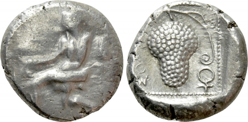 CILICIA. Soloi. 1/3 Stater (Circa 440-410 BC). 

Obv: Amazon kneeling left, ho...
