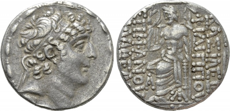 SELEUKID KINGDOM. Philip I Philadelphos (Circa 95-83 BC). Tetradrachm. Antioch o...
