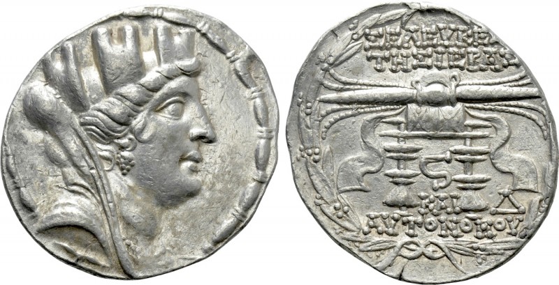 SELEUKIS & PIERIA. Seleukeia Pieria. Tetradrachm (105/4-83/2 BC). Dated CY 6 (10...