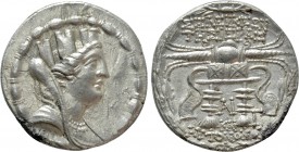 SELEUCIS & PIERIA. Seleukeia Pieria. Tetradrachm (105/4-83/2 BC). Dated CY 11 (99/98 BC)