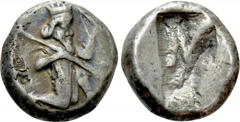 ACHAEMENID EMPIRE. Time of Darios I to Xerxes II (485-420 BC). Siglos. Sardes. ...