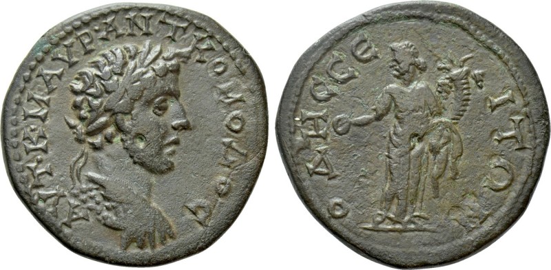 MOESIA INFERIOR. Odessus. Commodus (177-192). Ae. 

Obv: ΑVΤ Κ Μ ΑVΡ ΑΝΤ ΚOΜOΔ...